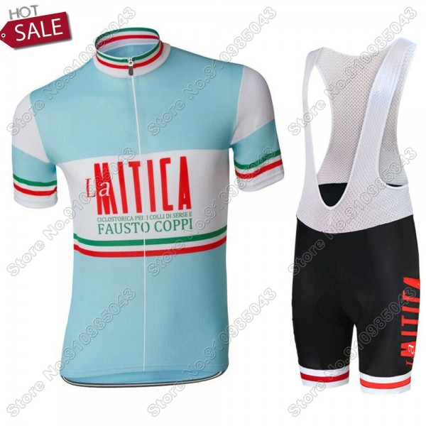 Set La Mitica Fausto Coppi 2021 abbigliamento Ciclismo Completo Maglia Ciclismo Corta e Salopette 3429-JNR Set La Mitica Fausto Coppi 2021 abbigliamento Ciclismo Completo Maglia Ciclismo Corta e Salopette 3429-JNR