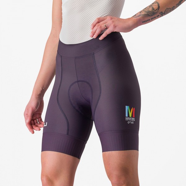 Abbigliamento donna Maratona Dles Dolomites-Enel 2024 Pantaloncini da ciclismo da donna