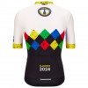 Abbigliamento uomo Santini UCI Gravel World Championship Fiandre 2024 Maglia - Nero