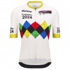 Abbigliamento uomo Santini UCI Gravel World Championship Fiandre 2024 Maglia - Bianco