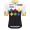 Abbigliamento uomo Santini UCI Gravel World Championship Fiandre 2024 Maglia - Nero