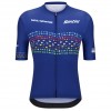 Abbigliamento uomo Zurigo 2024 Maglia Santini UCI Masters World Champion - Blu