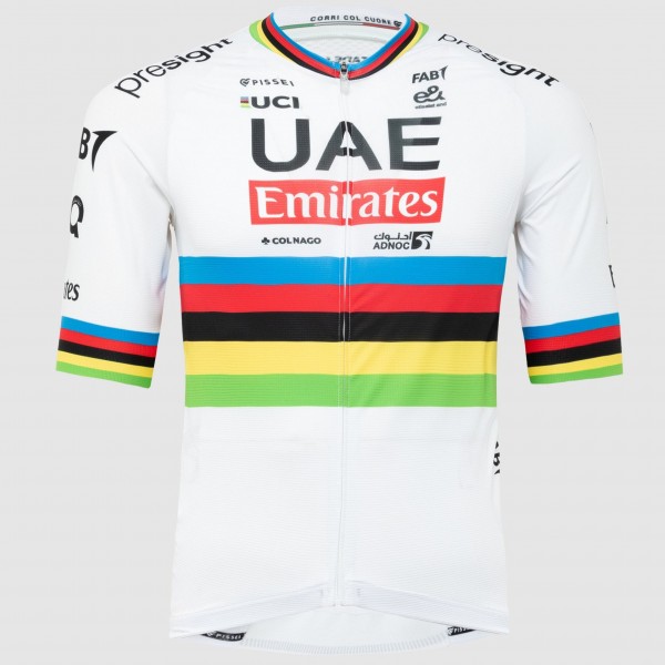 Maglia da uomo del Team UAE 2024 Pissei World Champion