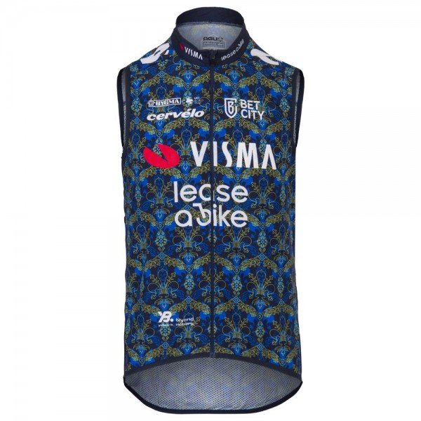 Abbigliamento uomo Gilet Agu Wind Team Visma Lease a Bike 2024-TDF