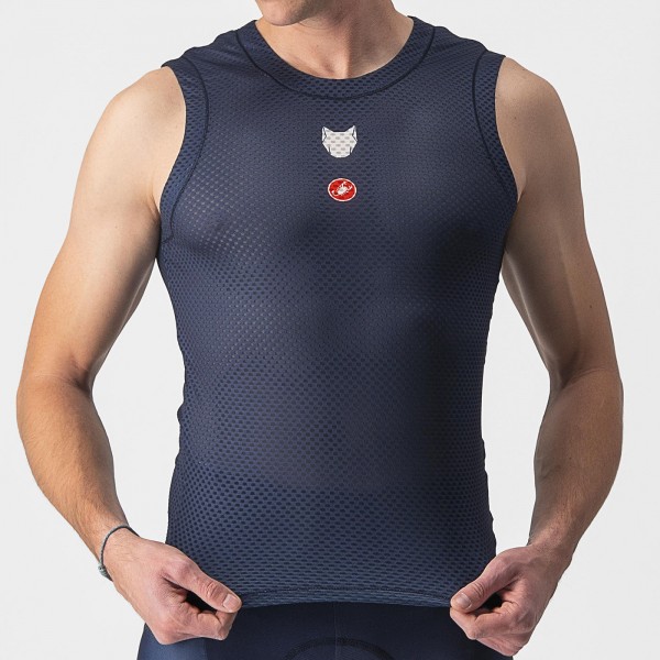 Maglia senza maniche Castelli Soudal Quick-Step 2024 Pro Mesh da uomo Maglia senza maniche Castelli Soudal Quick-Step 2024 Pro Mesh da uomo