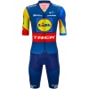 Abbigliamento Uomo Santini Lidl Trek 2024 Team Original Tuta Intera
