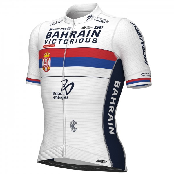 Abbigliamento uomo Maglia Ale Bahrain Victorious 2024 PRS - Campione di Serbia
