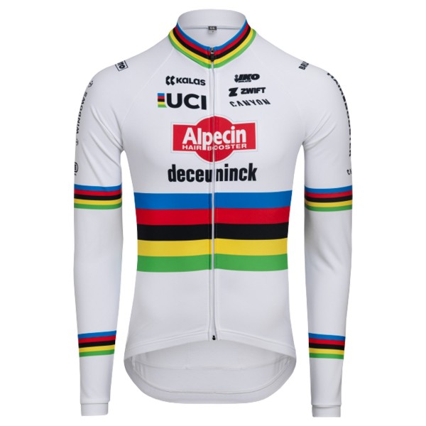 Maglia WC Alpecin Deceuninck 2024 a maniche lunghe da uomo