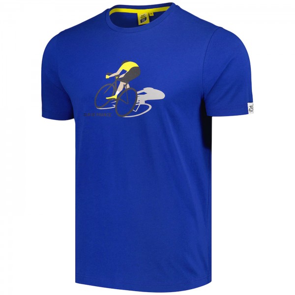 Abbigliamento Uomo Tour de France Cyclist Graphic 2024 T-Shirt - Blu