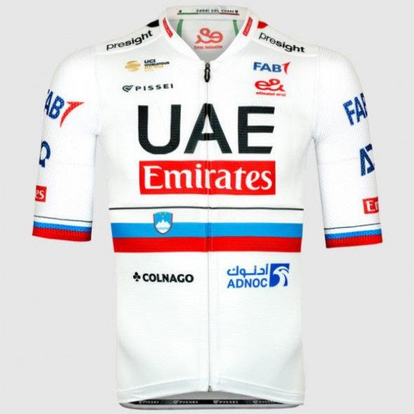 Maglia magistrale Pissei Team UAE 2024 da uomo - Campione sloveno