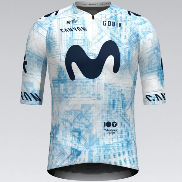 Abbigliamento uomo Maglia Team Movistar 2024 Infinity La Vuelta
