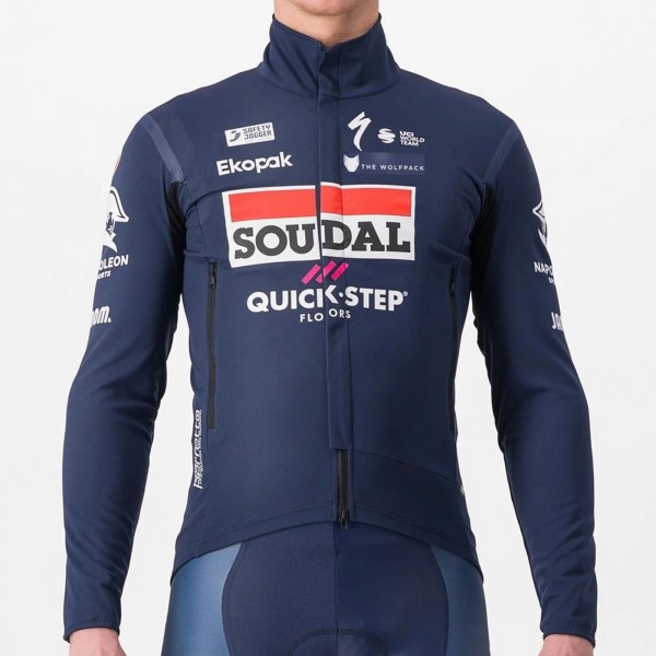 Abbigliamento uomo Giacca Castelli Soudal Quick-Step 2024 Perfetto RoS Abbigliamento uomo Giacca Castelli Soudal Quick-Step 2024 Perfetto RoS