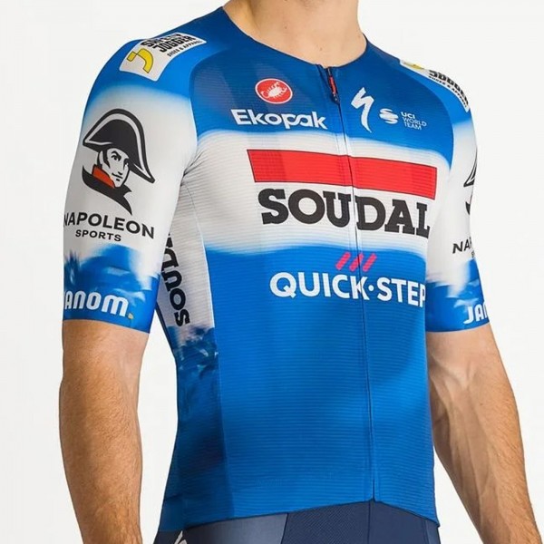 Maglia Castelli Soudal Quick-Step 2024 Aero Race 7.0 da uomo