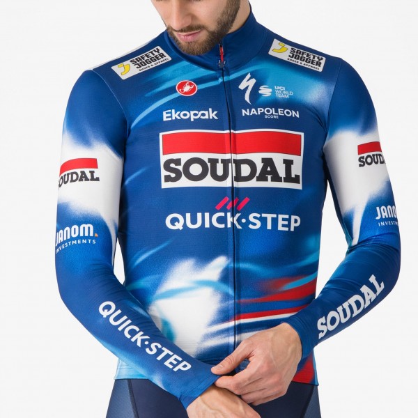 Abbigliamento uomo Maglia a maniche lunghe Castelli Soudal Quick-Step 2025 Pro Thermal Mid