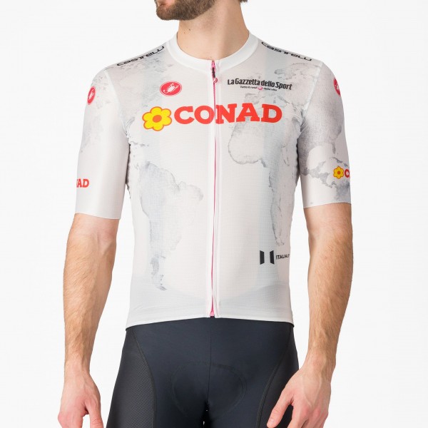 Abbigliamento uomo Maglia Bianca Competizione 3 Giro d'Italia 2025
