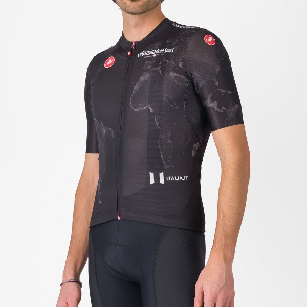 Abbigliamento Uomo Maglia Nera Giro d'Italia 2025 Competizione 3