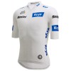 Tour de France 2025 bianco da uomo Maglia ufficiale