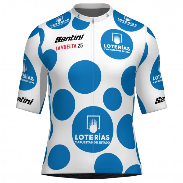Abbigliamento uomo Maglia Santini Pois Vuelta España 2025