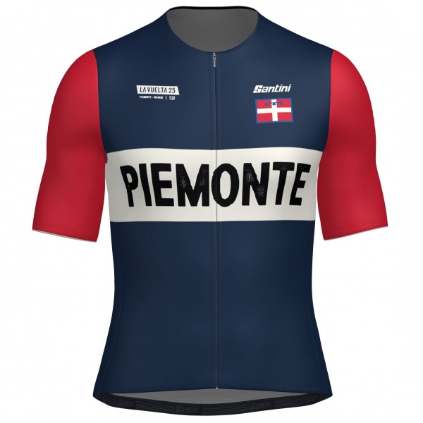 Abbigliamento Uomo Maglia Santini Vuelta Espana 2025 - Grand Salida Piemonte
