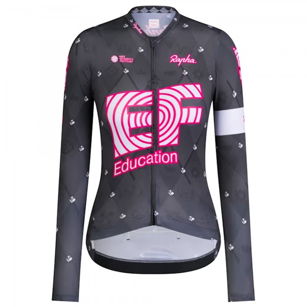 Maglia a maniche lunghe Rapha EF Education EasyPost da donna 2025