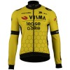 Abbigliamento Uomo Maglia a Manica Lunga Premium Team Visma Lease a Bike 2025