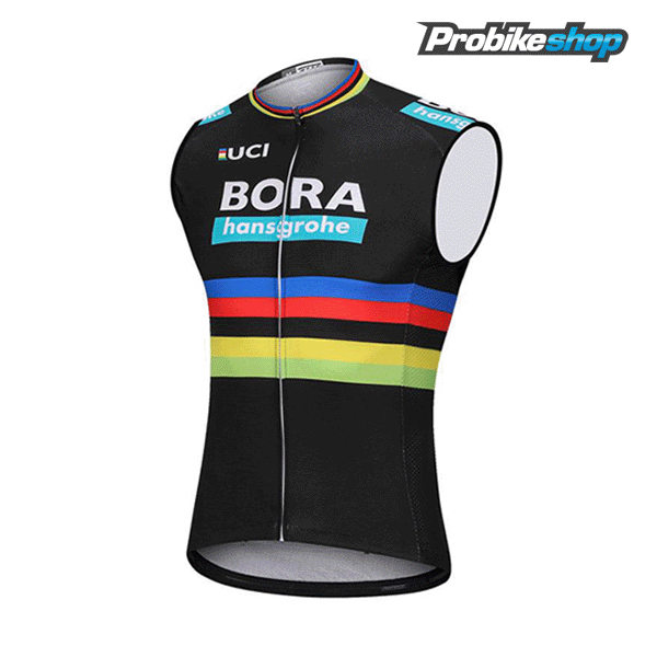 2018 Bora Hansgrohe nero Maglia senza maniche Online Pas Cher 33831EM