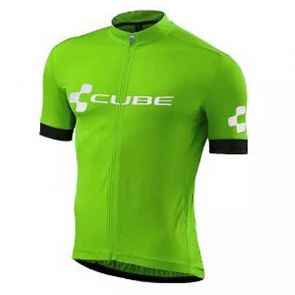 2018 Cube verde Maglia Ciclismo Manica Corta 22484MM