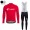 2018 Cube rosso winter thermal fleece Abbigliamento Ciclismo Maglia Ciclismo Manica Lunga e Salopette Lunga 33512QY