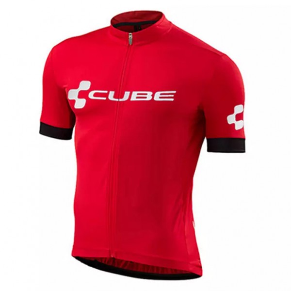 2018 Cube rosso Maglia Ciclismo Manica Corta 92126FL