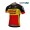 2018 Lotto Soudal nero jaune rosso Maglia Ciclismo Manica Corta 20749UR