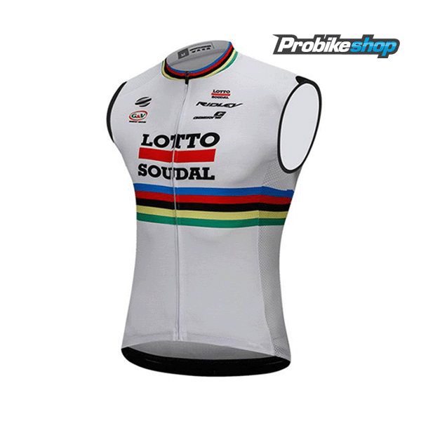 2018 Lotto Soudal bianco Maglia senza maniche Online 51244DQ