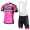 2018 MANZANA POSTOBON abbigliamento Ciclismo Completo Maglia Ciclismo Corta e Salopette 10412VF
