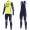 Completo Ciclismo 2020 Trek Segafredo Usine Racing giallo Squadre thermique Maglia Ciclismo Manica Lunga e Salopette Lunga