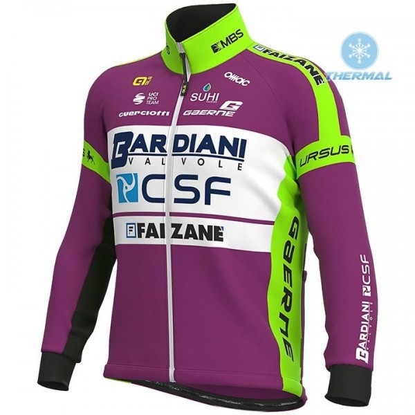 Completo Ciclismo 2020 BARDIANI CSF Squadre thermique Maglia Ciclismo Manica Lunga