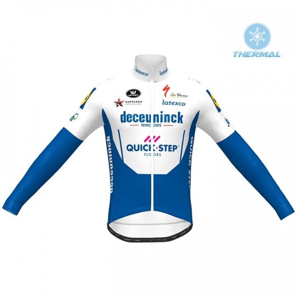 Completo Ciclismo 2020 Quick-Step Squadre thermique Maglia Ciclismo Manica Lunga