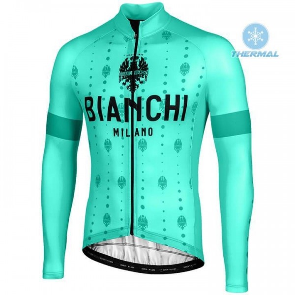 Completo Ciclismo 2020 Bianchi YDL Squadre thermique Maglia Ciclismo Manica Lunga