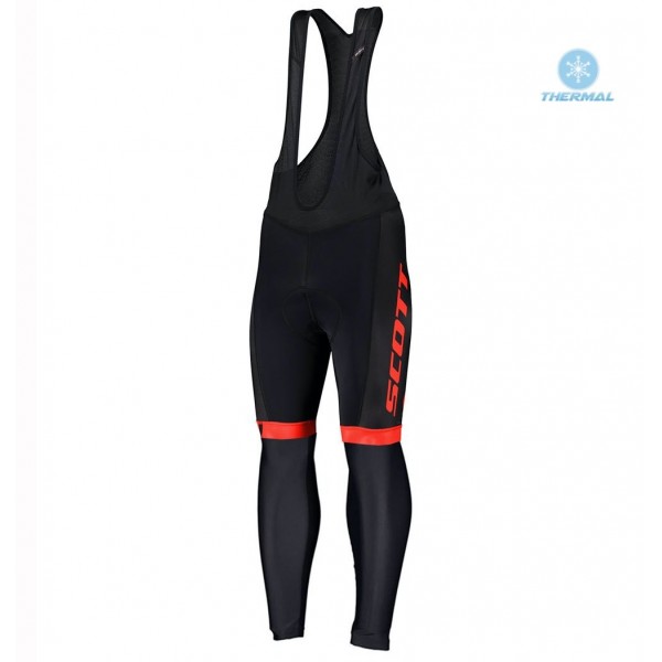 Completo Ciclismo 2020 Scott RC 1.0 Fiery Squadre Salopette Lunga Ciclismo thermique