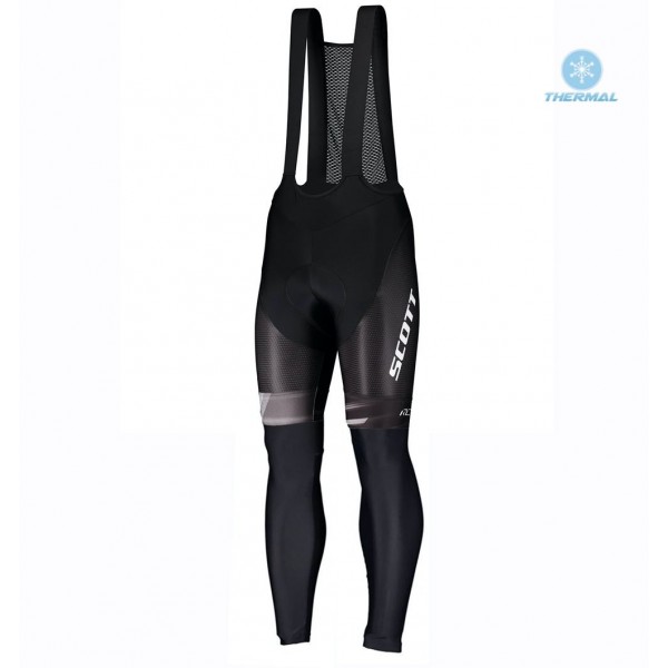 Completo Ciclismo 2020 Scott RC Pro bianca Squadre Salopette Lunga Ciclismo thermique