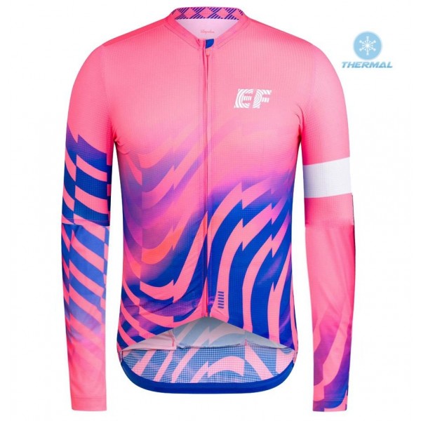Completo Ciclismo 2020 EF Pro Cycling Rose Squadre Salopette Lunga Ciclismo thermique