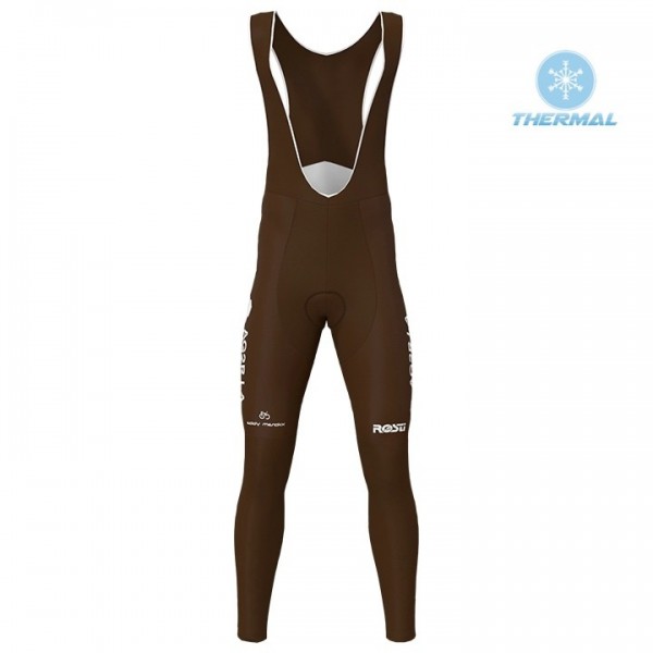 Completo Ciclismo 2020 AG2R Squadre Salopette Lunga Ciclismo thermique