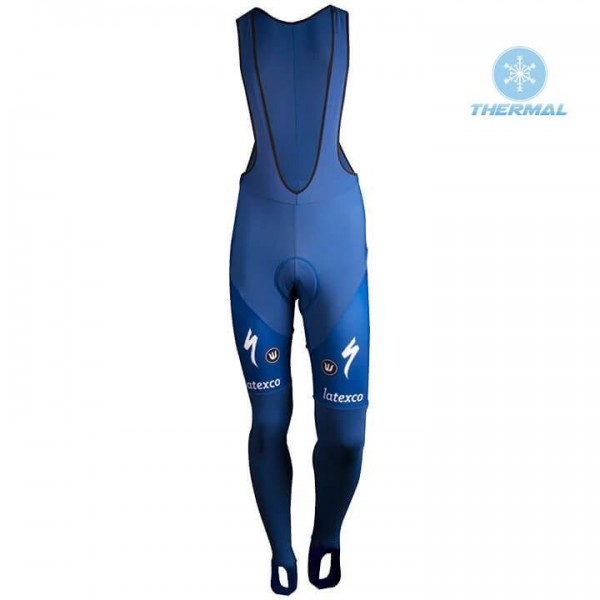 Completo Ciclismo 2020 Quick-Step Squadre Salopette Lunga Ciclismo thermique