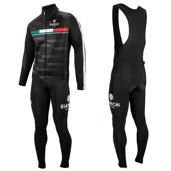 Completo Ciclismo 2020 Bianchi Milano Italian Squadre Maglia Ciclismo Manica Lunga e Salopette