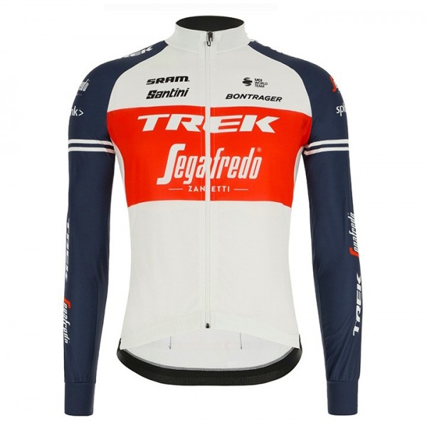 Completo Ciclismo 2020 Trek Segafredo Usine Racing bianca-rosso Squadre Maglia Ciclismo Manica Lunga