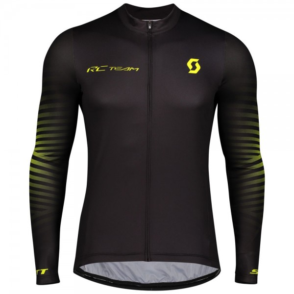 Completo Ciclismo 2020 Scott RC 1.0 nero-giallo Squadre Maglia Ciclismo Manica Lunga
