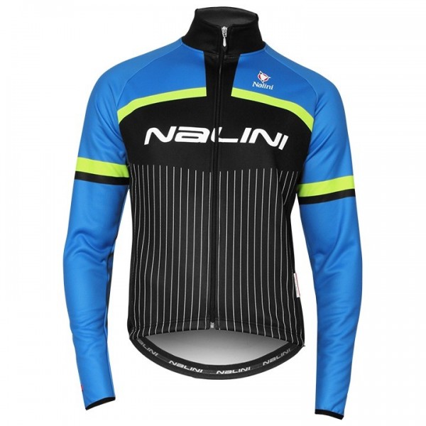 Completo Ciclismo 2020 Nalini Thebe nero-blu Squadre Maglia Ciclismo Manica Lunga
