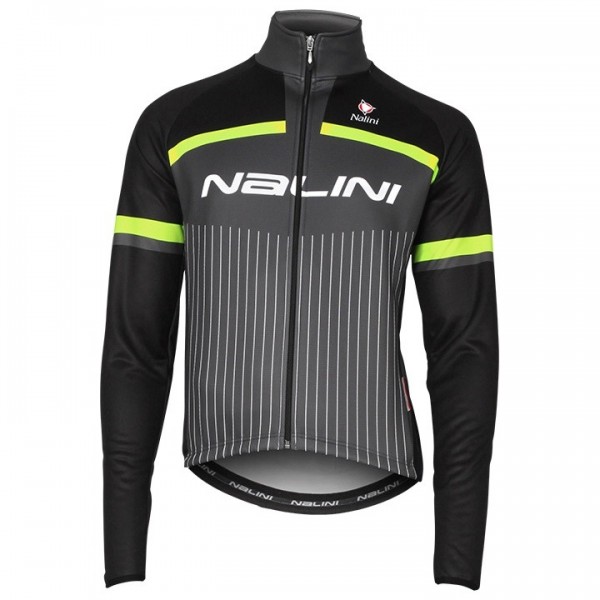Completo Ciclismo 2020 Nalini Thebe nero-giallo Squadre Maglia Ciclismo Manica Lunga