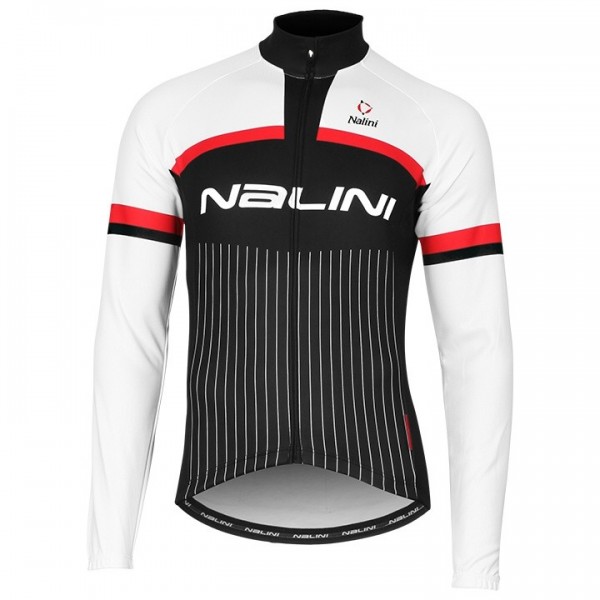 Completo Ciclismo 2020 Nalini Thebe nero-bianca Squadre Maglia Ciclismo Manica Lunga