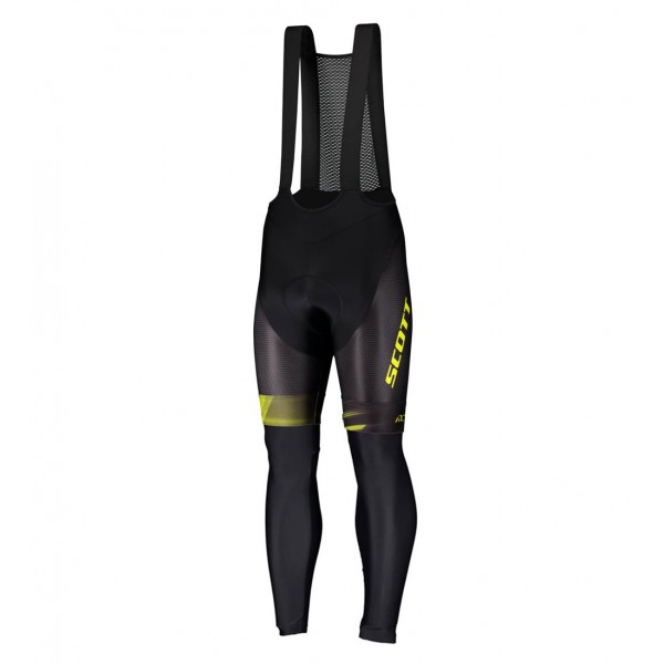 Completo Ciclismo 2020 Scott RC Pro nero-giallo Salopette Lunga Ciclismo