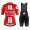 Completo Ciclismo 2020 SUMWEB rosso Donna MSquadre abbigliamento Bici Completo Maglia Ciclismo Corta e Salopette