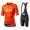 Completo Ciclismo 2020 INEOS Training Edition Orange MSquadre abbigliamento Bici Completo Maglia Ciclismo Corta e Salopette